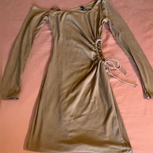 Off the shoulder mini dress